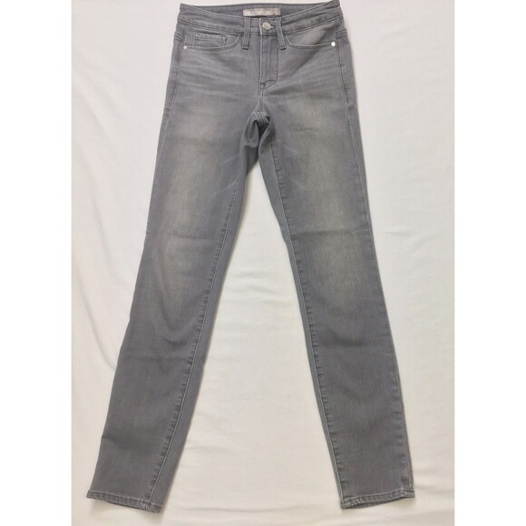 ATHLETA Sculptek Jeans Women 26x28 Skinny Gray Wash Stretch Denim Mid Rise XS - Picture 1 of 16